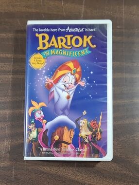 Bartok The Magnificent VHS Movie in Clamshell